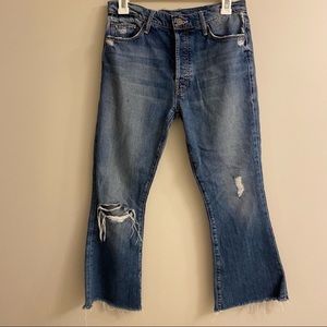 Mother The Nomad Crop Fray Jeans Twice As Nice